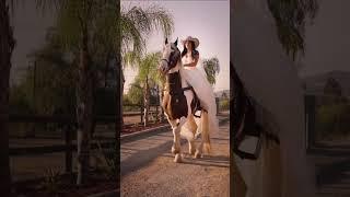 Girl horse ride. girl on dancing horse #horse #horse #horsedance #ghoda #horseriding #horselover