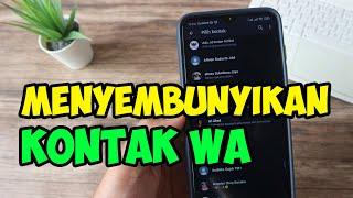 Cara Menyembunyikan Kontak WhatsApp di android