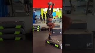 EBONY THICK YAMS GYM WORKOUT