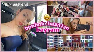 BAYRAMA BENIMLE HAZIRLANIN MINI KOZMETIK ALISVERISI VLOG Destina Kaya