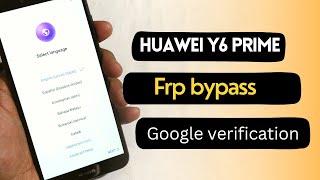 Huawei Y6 Prime 2018 frp bypass  Huawei ATU-L42 FRP