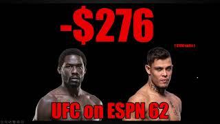 UFC on ESPN 62 Cannonier vs Borralho  Betting Recap