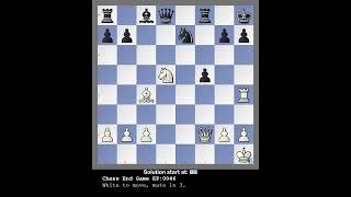 Chess Puzzle EP046 #chessendgame #chessendgames #chesstips #chess #Chesspuzzle #chesstactics