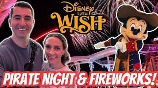 Pirate Night on the DISNEY WISH  Very Merrytime Disney Cruise Day 3