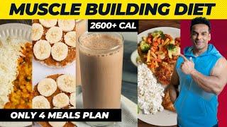 Only 4 Meal Plan To Build Muscle  Full Day of Eating  Yatinder Singh