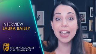 Laura Baileys Excited Post-BAFTA Win Interview  BAFTA Games Awards 2021