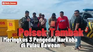 Polsek Tambak Meringkus 3 Pengedar Narkoba di Pulau Bawean