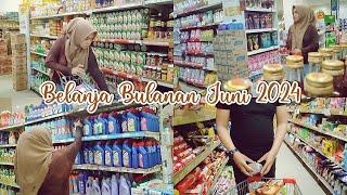 BELANJA BULANAN JUNI 2024 #groceryshopping