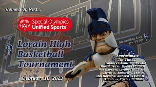 LIVE LHS Unified Special Olympics Basketball Tournament 2-16-23