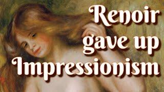 August Renoir Painter Gave up Impressionism his dry period Art History Painting Documentary Lesson