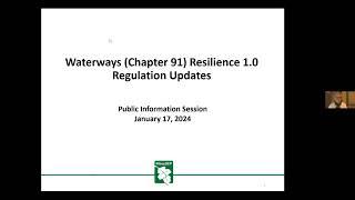 Waterways Resilience Public Information Session #2 - January 17 2024