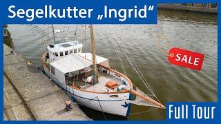 Traditionssegler Ingrid zu verkaufen - gemütlicher Segelkutter geeignet zum Wohnen an Bord