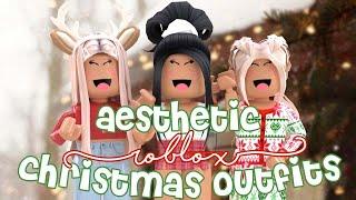 AESTHETIC CHRISTMAS ROBLOX outfits with CODES and LINKS