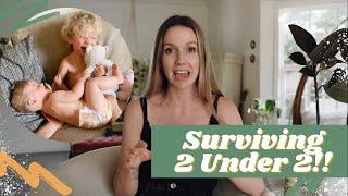 Tips for Life with 2 Under 2 How to survive + enjoy life w 2 kids under 2 in 2021 I did