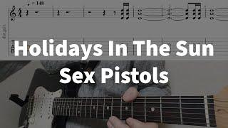 Holidays In The Sun - Sex Pistols  guitar tab easy