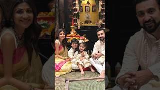 Actress Shilpa Shetty with Family  Husband Raj Kundra & Kids  #shilpashetty #shorts #viral