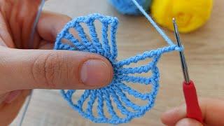 Super Easy Crochet Knitting Motif Çok Kolay Tığ İşi Motif Yapımı