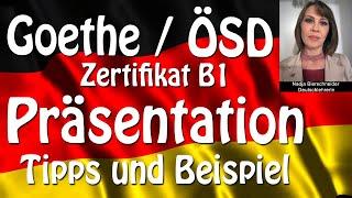 Präsentation Goethe ÖSD Zertifikat B1 Mündliche Prüfung Tipps und Beispiel Thema Wohnen