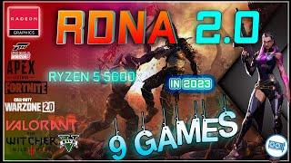 Ryzen 5 7600X RDNA 2 IGPU in 9 Games  2023-2024