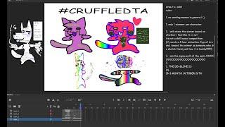 my first DTA . DRAW TO ADOPT  #cruffledta