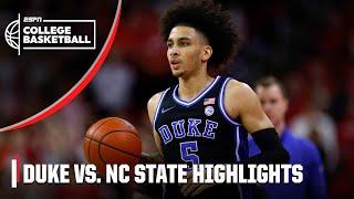 Duke Blue Devils vs. NC State Wolfpack  Full Game Highlights  ESPN College Basketball