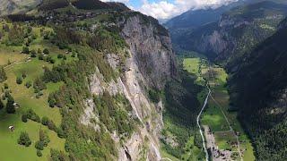 Швейцария Полет на параплане в красивейших местах планеты. Часть 5