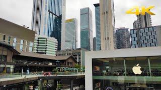 4KWalking tour around Chengdu Taikoo Li one of the most famous CBD in ChinaChengdu Skyline