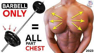 7 BEST CHEST EXERCISES BARBELL ONLY  With Bench  Without  Bench 