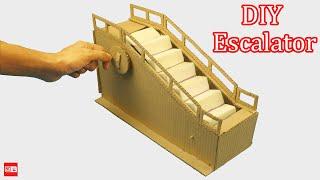 Science Projects  Escalator Working Model from Cardboard