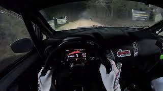 Powerstage win #pov Ford Fiesta ST rally car - SS14 Deep Ford - 100 Acre Wood Rally 2024