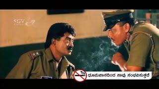 Shivarajkumar Scold Angry On  Police for Brother Case  Best Scene of Shivanna  Kannada Movies