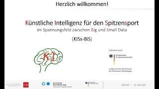 Vortrag Künstliche Intelligenz für den Spitzensport im Spannungsfeld zwischen Big und Small Data