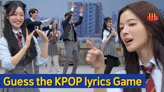 Knowing Bros Guess the KPOP lyrics Game  with Hierarchy Actors