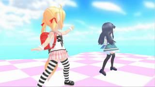 【MMD】Kiramekirari「Kakomiki Furude Rika & Konko」