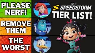 The BEST Disney Speedstorm Tier List For Season 8  Made By Top Players