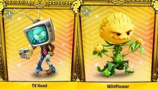 How to Play TV HEAD and WILDFLOWER - Plants vs Zombies Battle For Neighborville New Characters