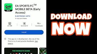 how to download EA sports fc mobile beta