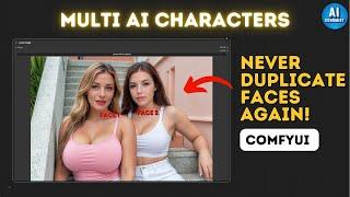 Consistant Multi Character AI Digital Models ComfyUI Tutorial