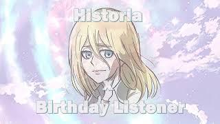 Historia x Birthday Listener F4M Attack on Titan {Girlfriend Roleplay ASMR}