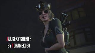 Resident Evil 3 Remake Jill Sexy Sheriff outfit