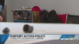 New policy prohibits homeless from staying at CLT airport