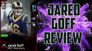 How Good is 90 Overall MUT Monster Jared Goff? MUT 19 Card Review