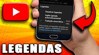 Legendas - Como traduzir vídeos do YouTube para o português pelo celular - como ativar legendas