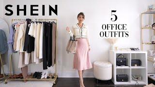SHEIN WORK OUTFITS  what to wear to the office 