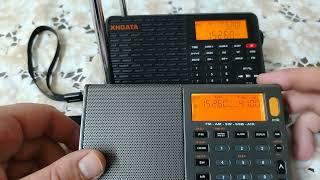 XHDATA D-109 vs. XHDATA D-808. 15260 kHz. Корея