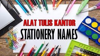 Belajar Mengenal Alat Tulis Kantor ATK  Belajar Mengenal