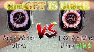 REAL vs FAKE Apple Watch Ultra VS HK8 Pro Max Ultra GEN 2 Smartwatch This £40 Watch Has ChatGPT