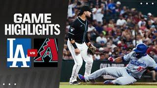 Dodgers vs. D-backs Game Highlights 9224  MLB Highlights