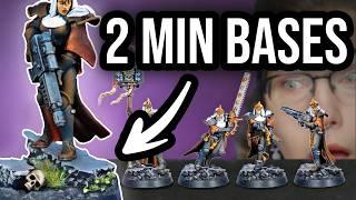 Making the FASTEST Warhammer Bases Ever