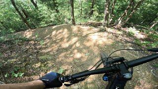 Vee Hollow Bike Trails-Townsend TN--New Trail Juice Bootleggers 100 Proof Bandsaw Over Yonder